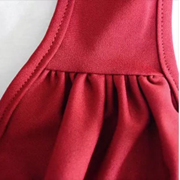 Black Off Shoulder W/Skirt Two Piece - Picture 5 of 6